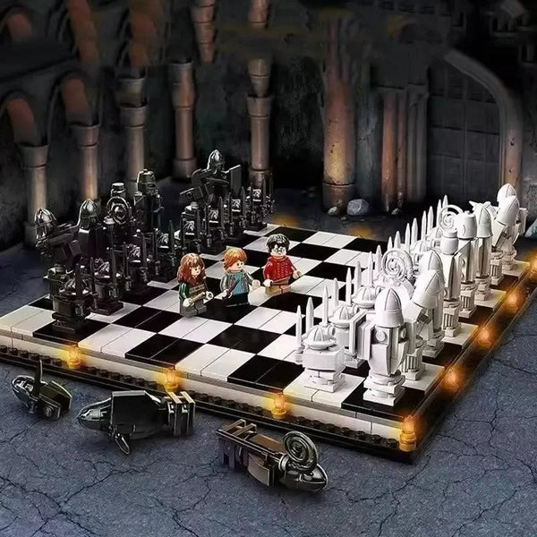 Hogwarts Wizard Chess Building Block Set
