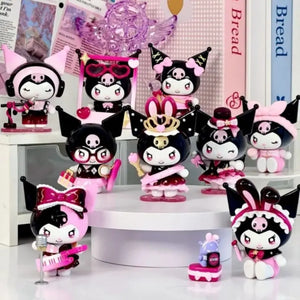 Sanrio Characters Kuromi Blind Box Sparkling Idol Series Trendy Doll Garage Kit Desktop Ornament Children Birthday Toy Gift - Bear Hugs