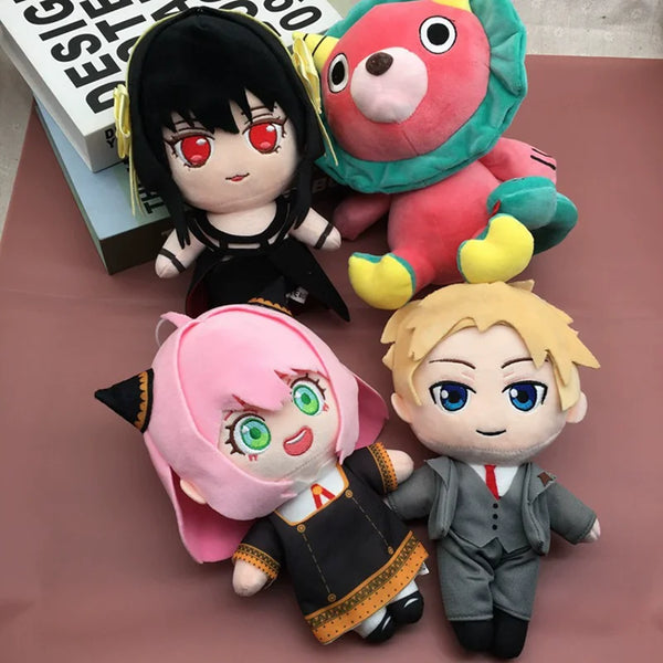 20cm Anya Forger Plush Anime Spy X Family Character Soft Stuffed Peluche Cute Doll Cosplay Prop Home Decor for Kids Fans Gifts - Bear Hugs