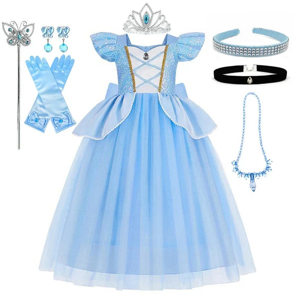Princess Cinderella Deluxe Elegant Ball Gown
