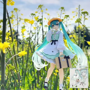 Hatsune Miku figure pastoral style figure model anime two dimensional beautiful girl desktop decoration Fashion Giving gifts - Bear Hugs