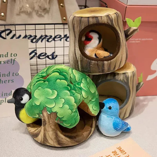Tweet Retreat Tree House Plush Set