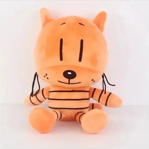 Dog Man & Petey Cat Plush Duo