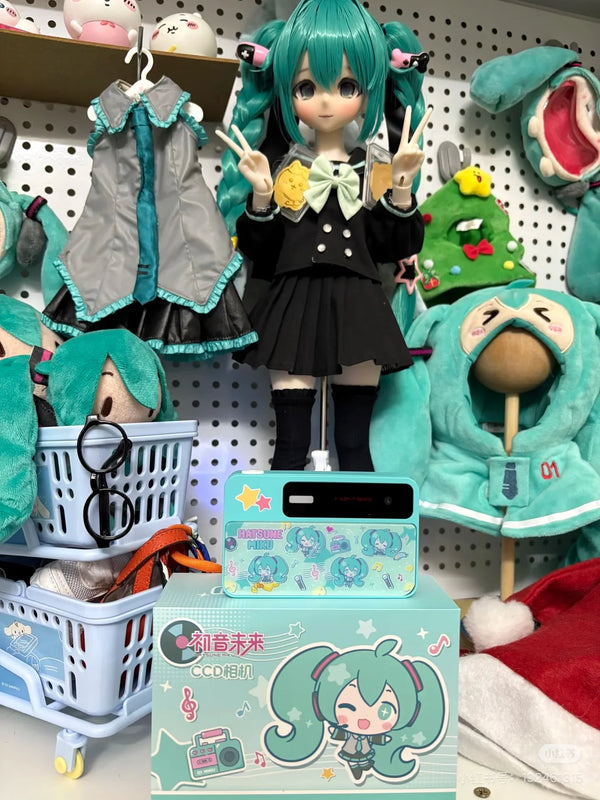 Original Hatsune Miku Ccd 600mah Digital Camera Cartoon Anime Figure Miku Peripheral Children Birthday Toy Gifts Pre-Sale - Bear Hugs