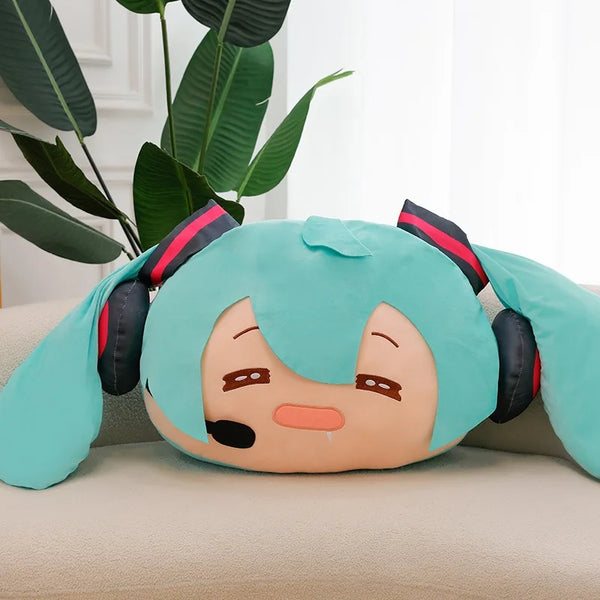 40/60cm Hatsune Miku 16th Anniversary Plush Pillow Cute Cuddly Stuffed Cushion Perfect Commemorative Gift for Friends & Fans - Bear Hugs