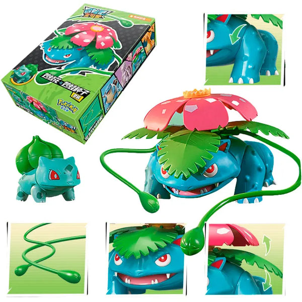 Keeppley Pokemon Pocket Monster Pikachu Charizard Eevee Gengar Venusaur Mewtwo Blastoise Building Block Anime Action Figure Toys - Bear Hugs