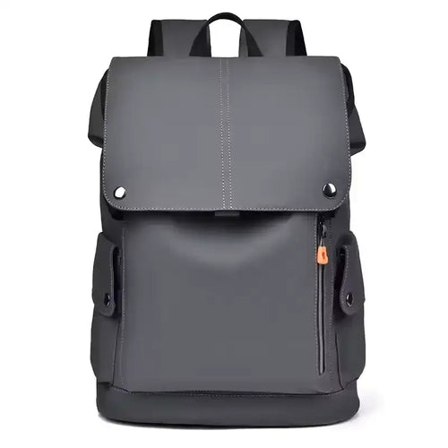 Premium Leather-Look Casual Backpack