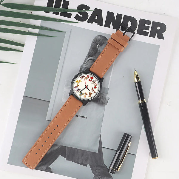 Dog Breeds Novelty Wrist Watch