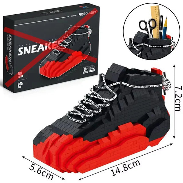 Streetwear HypeSneaker 3D Micro Building Blocks
