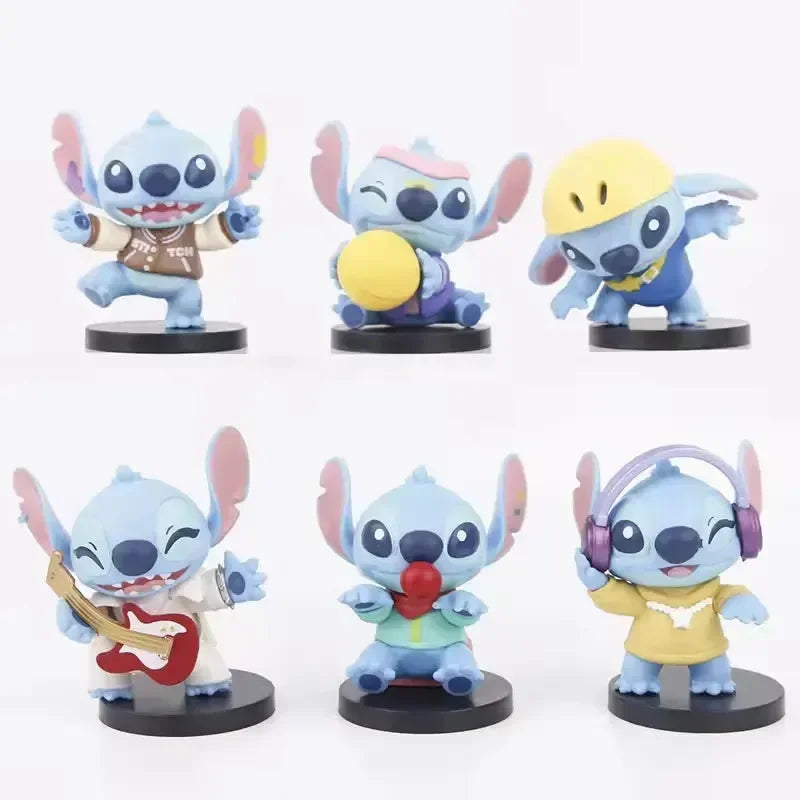 Cosmic Poser Stitch Figurines (Set of 6)