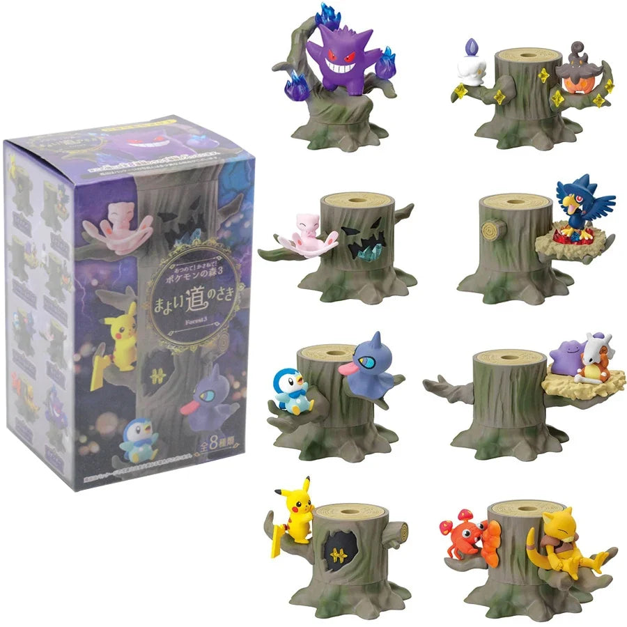 Pokémon Forest Tree Stump Blind Box Figurine
