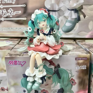 FuRyu Noodle Stopper Hatsune Miku 14cm Flower Fairy Anemone Figure Anime Figurine Collections Toys Gifts - Bear Hugs