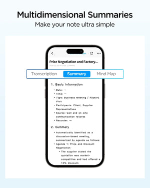 BOYA Notra AI Voice Recorder - Bear Hugs