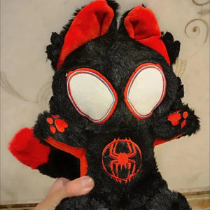 25cm Marvel Avengers Character Peripheral Miles Spider-Man Cat Shape Kawaii Plush Doll Home Decoration Christmas Gift - Bear Hugs