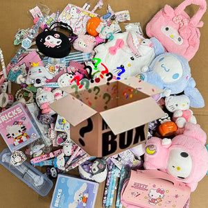 10-50pcs Sanrio random mysterious decompression toy bag Hello Kitty Kuromi 300 different styles of dolls, ornaments - Bear Hugs