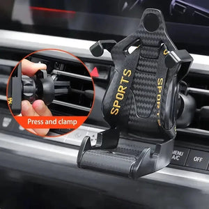 Racing Car Seat Phone Mount