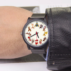 Dog Breeds Novelty Wrist Watch