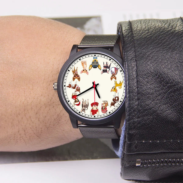Dog Breeds Novelty Wrist Watch