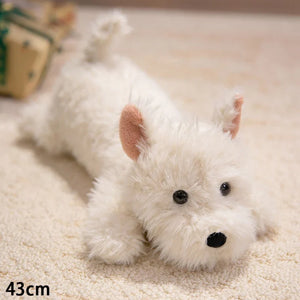 West Highland White Terrier plush toy dog doll home decoration item, decorative figurine, baby pillow, gift - Bear Hugs