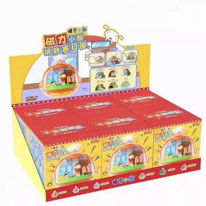 Magnetic Crayon Shin-Chan Playing Around For Spring Festival Department Fun Anime Desktop Decoration Decompress Child'S Gift - Bear Hugs