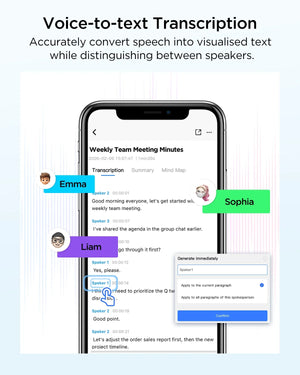 BOYA Notra AI Voice Recorder - Bear Hugs