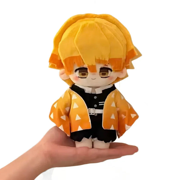 Demon Slayer: Zenitsu Agatsuma 20cm Chibi Articulated Cotton Plush Doll Toy Gift - Bear Hugs