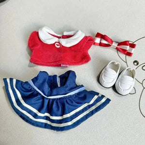 Handmade Labubu Blue Red Sailor Moon Outfit with Accessories - Bear Hugs