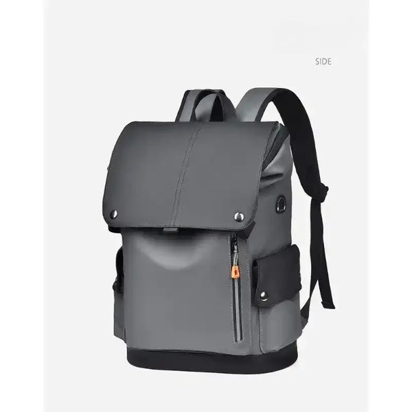 Premium Leather-Look Casual Backpack