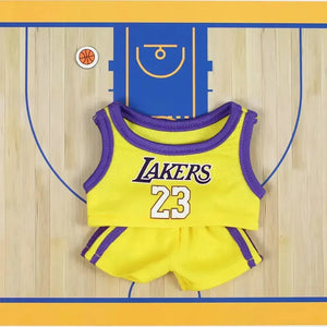 Handmade Labubu Lakers Outfit
