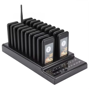 SU-68G Calling System Wireless Paging Queue System 20 Channels Restaurant Pager Waiter for Restaurant Coffee Shop Queuing System - Bear Hugs