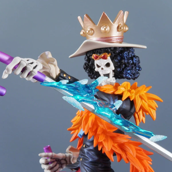 33cm/12.99in Anime ONE PIECE Figure Brook Action Figures Pvc Burukku Statue Desktop Ornamen Collection Model Toys Gifts - Bear Hugs