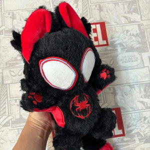 25cm Marvel Avengers Character Peripheral Miles Spider-Man Cat Shape Kawaii Plush Doll Home Decoration Christmas Gift - Bear Hugs