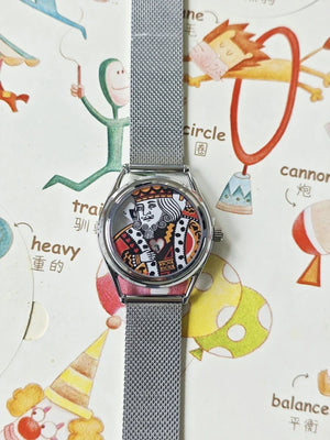 King Of Hearts Royal Card Quartz Watch