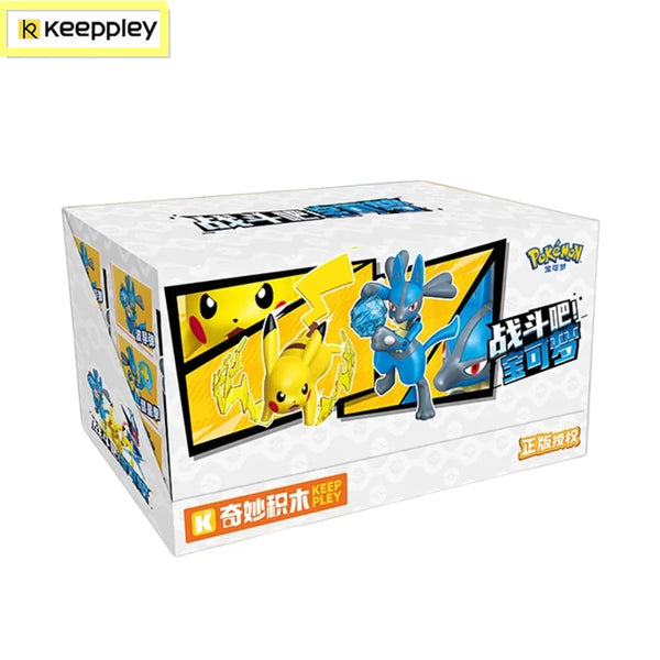 Keeppley Pokemon Pocket Monster Pikachu Charizard Eevee Gengar Venusaur Mewtwo Blastoise Building Block Anime Action Figure Toys - Bear Hugs