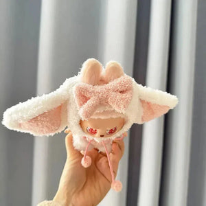 Handmade Labubu Kawaii Bunny Overalls Outfit - Bear Hugs