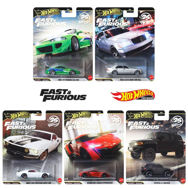 Hot Wheels Fast & Furious 25th Anniversary HNW46-N Series