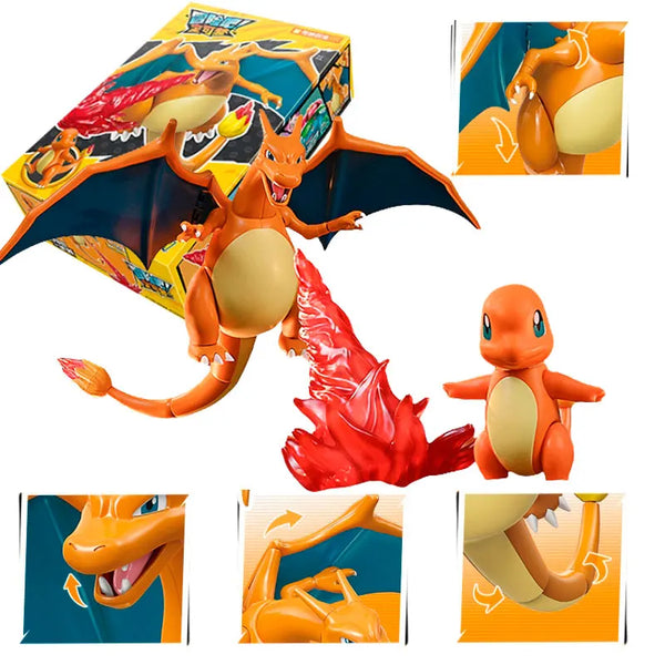 Keeppley Pokemon Pocket Monster Pikachu Charizard Eevee Gengar Venusaur Mewtwo Blastoise Building Block Anime Action Figure Toys - Bear Hugs