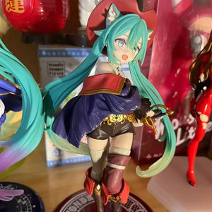 19cm Girl Hatsune Miku Anime Figure Fashion Subclture Miku Action Figure Room Decorations PVC Collection Model Doll Toys - Bear Hugs
