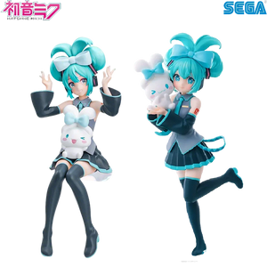 Hatsune Miku X Cinnamoroll Figure Anime Peripheral Collectible Models Decorative Decorations Children Kawaii Gift - Bear Hugs