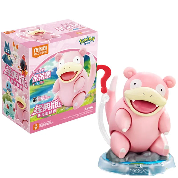 BLOKEES Original POKEMON Building Blocks Pikachu Charmander Psyduck Sprigatito Eevee Lucario Pokémon Action Figure Toys Gift - Bear Hugs