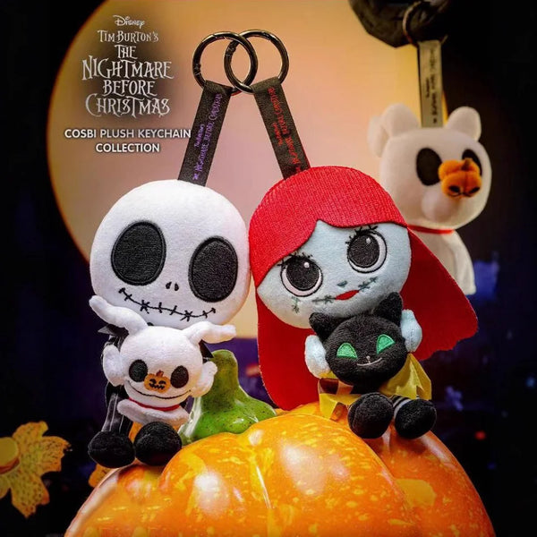 Hot Plush Toys The Nightmare Before Christmas Series Blind Box Cosbi Plush Dolls Keychain Pendant Mystery Box Collection Gifts - Bear Hugs