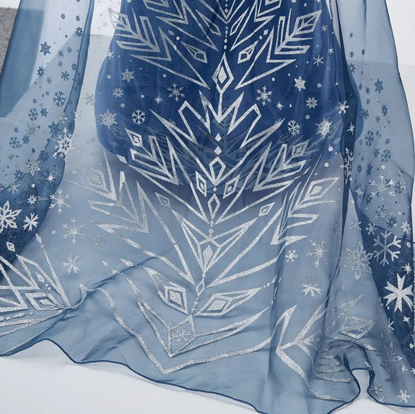 Children Snow Queen Princess Dress Winter Girl Elsa Costume Carnival Birthday Holiday Party Dress Kids New Outfit Clothes - Bear Hugs