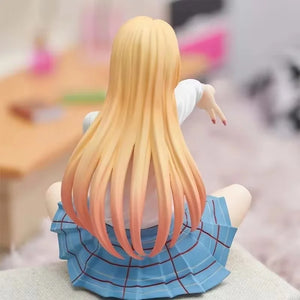 My Dress-Up Darling Anime Figure - Kitagawa Marin Sitting Position Model Statue Collectible Decoration Handmade Toy Gift - Bear Hugs