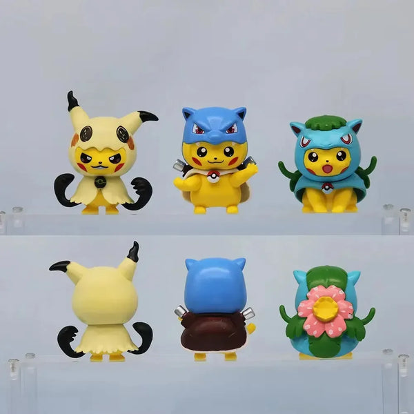 Pikachu Cosplay Pokimoen Figurines (Set of 6)