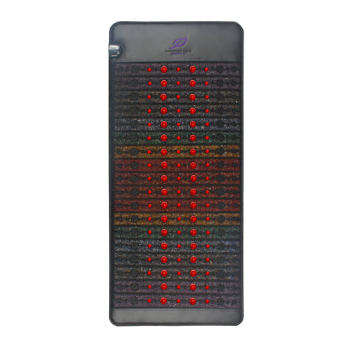 Luxuryade A050 Heating Infrared Bio NIR Mat Amethyst Crystal Tourmaline PEMF Therapy Photon Red Light Body Massage Mattress - Bear Hugs