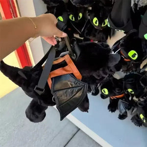 Night Fury Shadow Plush Backpack