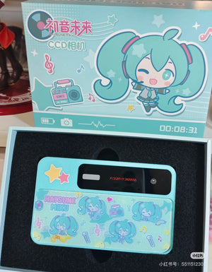 Original Hatsune Miku Ccd 600mah Digital Camera Cartoon Anime Figure Miku Peripheral Children Birthday Toy Gifts Pre-Sale - Bear Hugs
