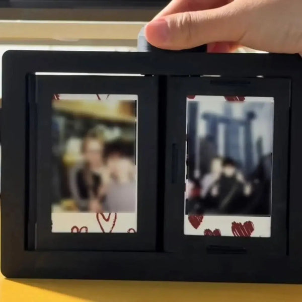 12 Slots Rotating Photo Frame Carousel