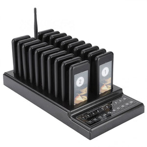 SU-68G Calling System Wireless Paging Queue System 20 Channels Restaurant Pager Waiter for Restaurant Coffee Shop Queuing System - Bear Hugs