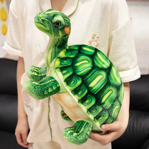Realistic Tortoise Snuggle Plushie